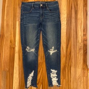 American Eagle crop jeggings